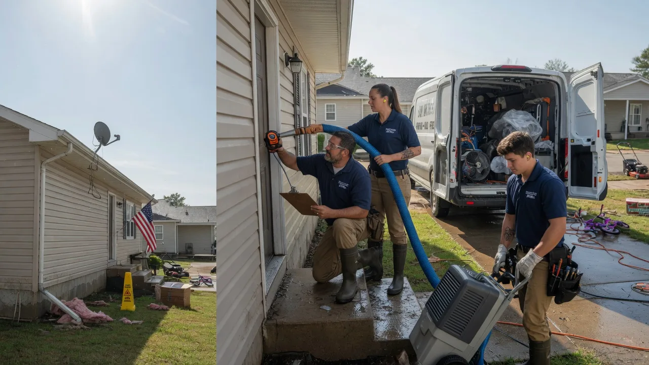 Ceiling Water Damage Restoration in Celina, OH near me